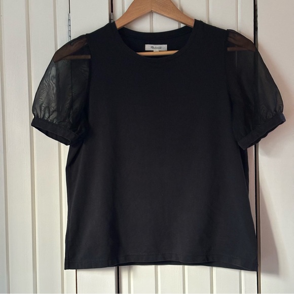 Madewell Elevated Basic Black Tee - Picture 9 of 9